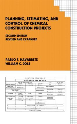 Bild des Verkufers fr Navarrete, P: Planning, Estimating, and Control of Chemical zum Verkauf von moluna