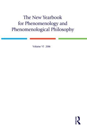 Imagen del vendedor de The New Yearbook for Phenomenology and Phenomenological Philosophy: Volume 6 a la venta por moluna