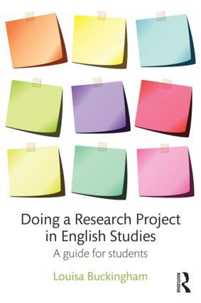 Seller image for Doing a Research Project in English Studies for sale by moluna