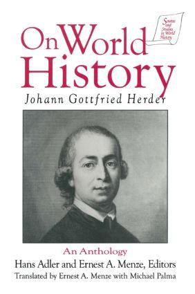 Immagine del venditore per Johann Gottfried Herder on World History: An Anthology: An Anthology venduto da moluna