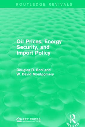 Seller image for Oil Prices, Energy Security, and Import Policy for sale by moluna
