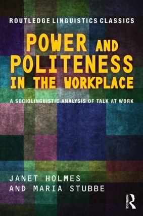 Seller image for Power and Politeness in the Workplace for sale by moluna