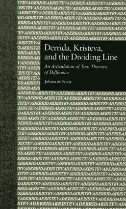 Seller image for Nooy, J: Derrida, Kristeva, and the Dividing Line for sale by moluna