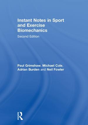 Seller image for Instant Notes in Sport and Exercise Biomechanics for sale by moluna