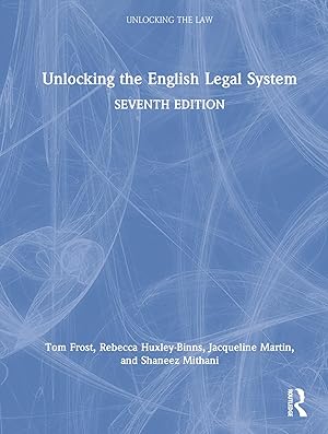 Imagen del vendedor de Unlocking the English Legal System a la venta por moluna