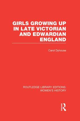Bild des Verkufers fr Dyhouse, C: Girls Growing Up in Late Victorian and Edwardian zum Verkauf von moluna