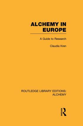 Seller image for Kren, C: Alchemy in Europe for sale by moluna