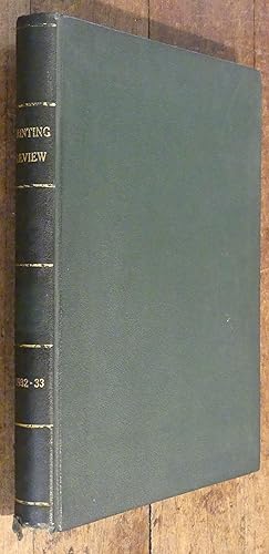 Printing Review The Magazine of the British Printing Industry Vol II. No's 1-4 1932-1933 FOUR PAR...