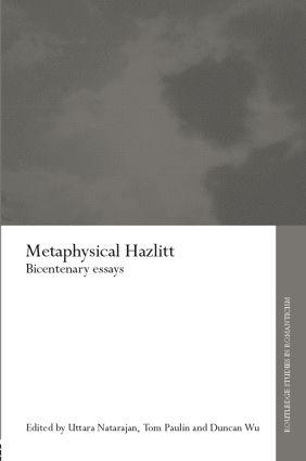 Imagen del vendedor de Metaphysical Hazlitt a la venta por moluna