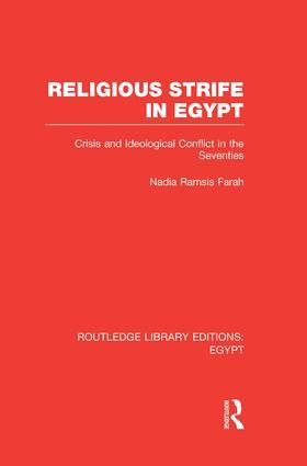 Seller image for Farah, N: Religious Strife in Egypt (RLE Egypt) for sale by moluna