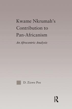 Imagen del vendedor de Poe, D: Kwame Nkrumah\ s Contribution to Pan-African Agency a la venta por moluna