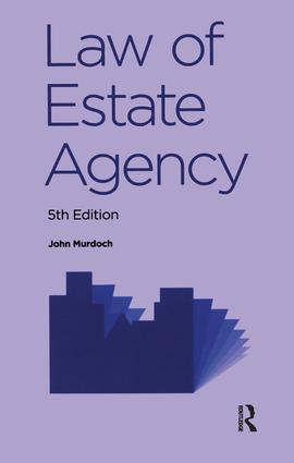 Seller image for Law of Estate Agency for sale by moluna