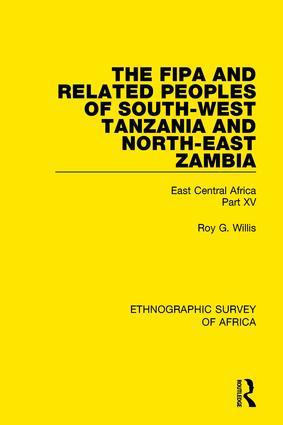 Imagen del vendedor de Willis, R: The Fipa and Related Peoples of South-West Tanzan a la venta por moluna