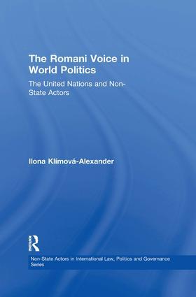 Bild des Verkufers fr Klimova-Alexander, I: The Romani Voice in World Politics zum Verkauf von moluna