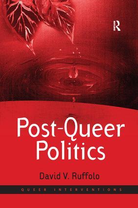 Image du vendeur pour Ruffolo, D: Post-Queer Politics mis en vente par moluna