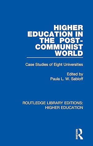 Bild des Verkufers fr Higher Education in the Post-Communist World zum Verkauf von moluna