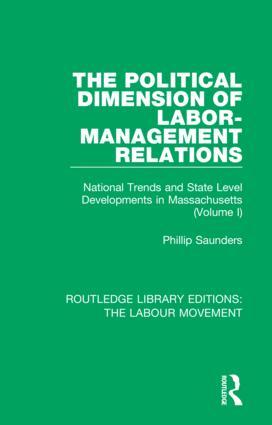 Bild des Verkufers fr The Political Dimension of Labor-Management Relations zum Verkauf von moluna