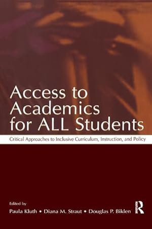 Immagine del venditore per Access To Academics for All Students venduto da moluna