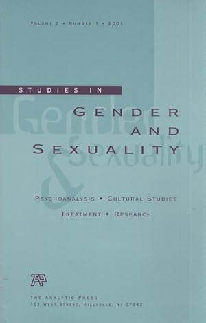 Seller image for Studies in Gender and Sexuality : Volume 2, No. 1 for sale by Moraine Books