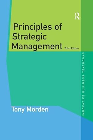 Seller image for Morden, T: Principles of Strategic Management for sale by moluna