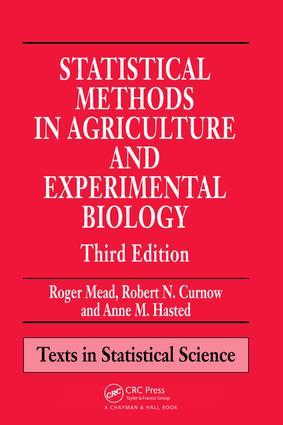 Imagen del vendedor de Mead, R: Statistical Methods in Agriculture and Experimental a la venta por moluna