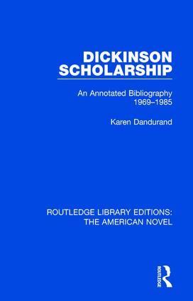 Seller image for Dickinson Scholarship for sale by moluna