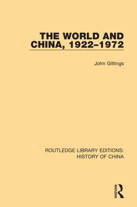 Seller image for The World and China, 1922-1972 for sale by moluna