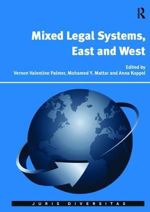 Bild des Verkufers fr Palmer, P: Mixed Legal Systems, East and West zum Verkauf von moluna