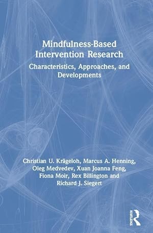 Seller image for Krageloh, C: Mindfulness-Based Intervention Research for sale by moluna