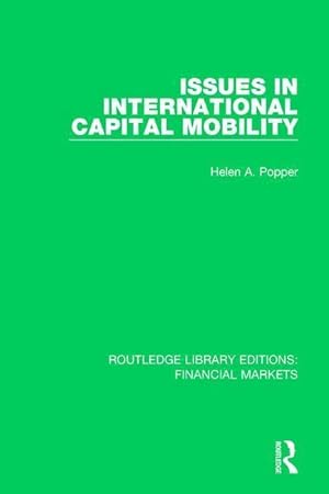 Image du vendeur pour Popper, H: Issues in International Captial Mobility mis en vente par moluna