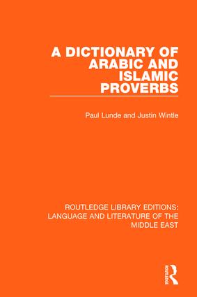 Seller image for A Dictionary of Arabic and Islamic Proverbs for sale by moluna