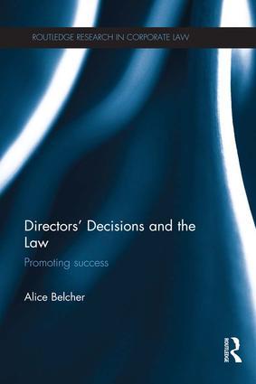 Immagine del venditore per Belcher, A: Directors\ Decisions and the Law venduto da moluna