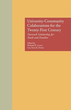 Imagen del vendedor de University-Community Collaborations for the Twenty-First Cen a la venta por moluna