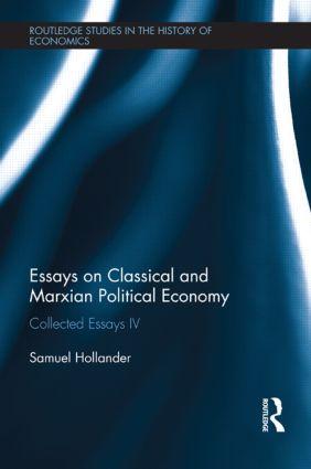 Seller image for Hollander, S: Essays on Classical and Marxian Political Econ for sale by moluna
