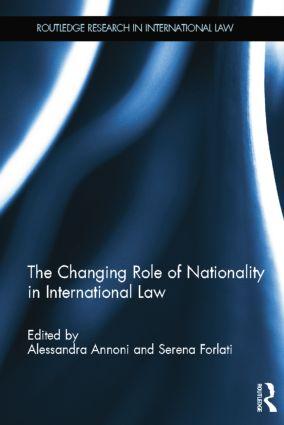 Bild des Verkufers fr The Changing Role of Nationality in International Law zum Verkauf von moluna