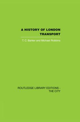 Image du vendeur pour Barker, T: A History of London Transport mis en vente par moluna