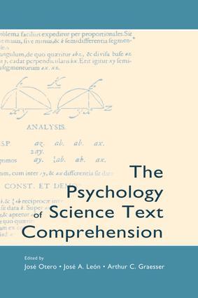 Image du vendeur pour Otero, J: Psychology of Science Text Comprehension mis en vente par moluna