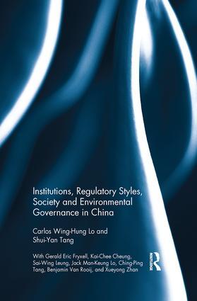 Image du vendeur pour Lo, C: Institutions, Regulatory Styles, Society and Environm mis en vente par moluna