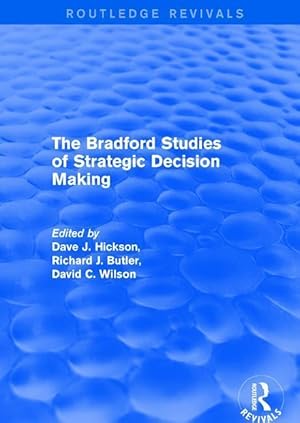 Seller image for The Bradford Studies of Strategic Decision Making for sale by moluna