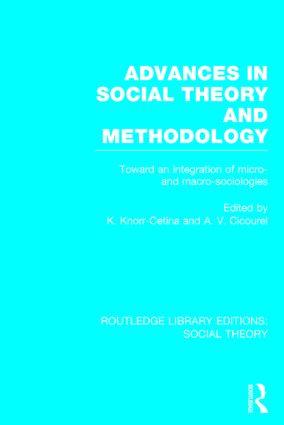 Imagen del vendedor de ADVANCES IN SOCIAL THEORY & ME a la venta por moluna