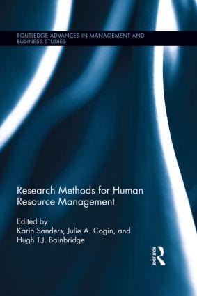 Bild des Verkufers fr Sanders, K: Research Methods for Human Resource Management zum Verkauf von moluna