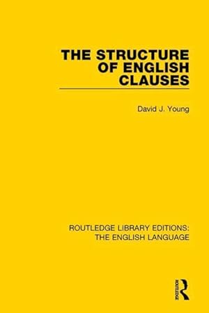 Seller image for STRUCTURE OF ENGLISH CLAUSES for sale by moluna