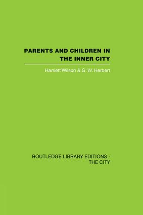 Seller image for Wilson, H: Parents and Children in the Inner City for sale by moluna
