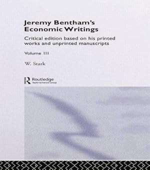 Seller image for Jeremy Bentham\ s Economic Writings for sale by moluna