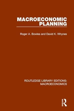 Seller image for Bowles, R: Macroeconomic Planning for sale by moluna