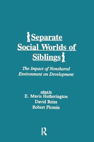 Seller image for Separate Social Worlds of Siblings for sale by moluna