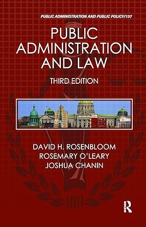 Seller image for Rosenbloom, D: Public Administration and Law for sale by moluna