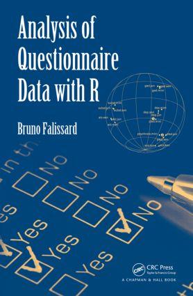 Image du vendeur pour Falissard, B: Analysis of Questionnaire Data with R mis en vente par moluna