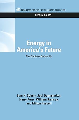 Seller image for Schurr, S: Energy in America\ s Future for sale by moluna