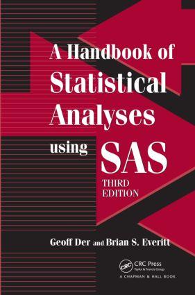Seller image for A Handbook of Statistical Analyses Using SAS for sale by moluna